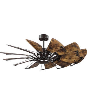 Springer 52-Inch 12-Blade DC Motor Farmhouse Windmill Ceiling Fan Architectural Bronze