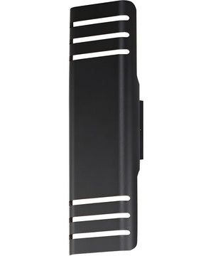 Lightray Large LED Outdoor Wall Lamp Black