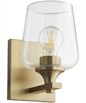 Veno 1-light Wall Mount Light Fixture Aged Brass