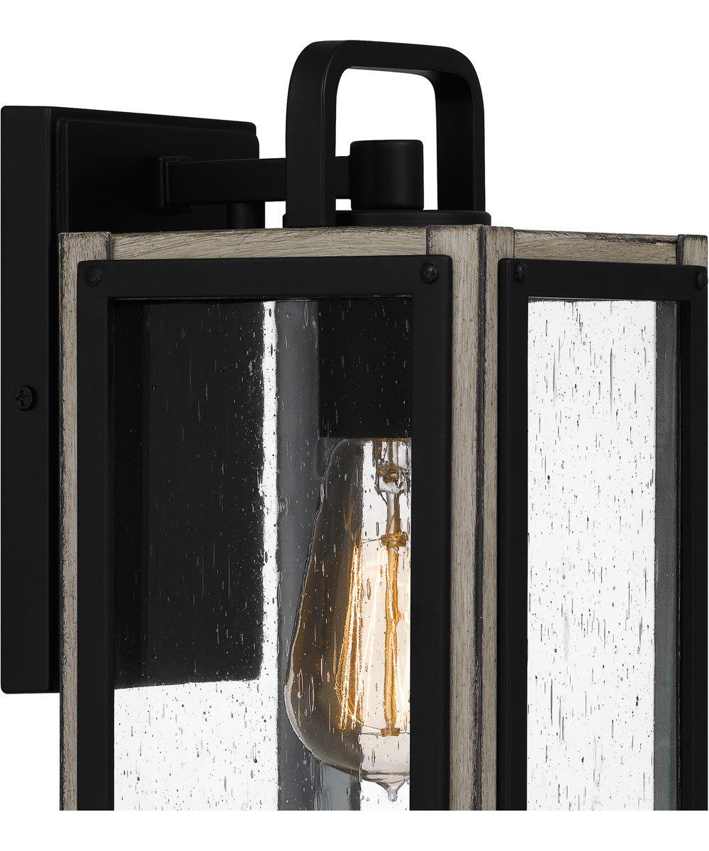 Bramshaw Small 1-light Outdoor Wall Light Matte Black