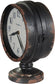 11"H Cramden Mantel Clock Antique Black