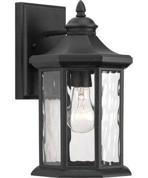 Edition 1-Light Medium Wall Lantern Textured Black