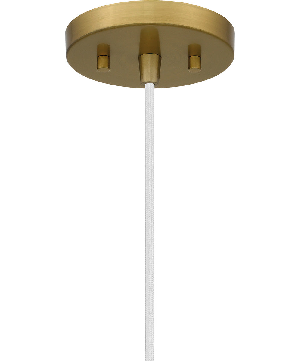 Quoizel Piccolo Pendant Small 1-light Mini Pendant Aged Brass