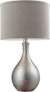 22"H 1-Light Table Lamp Chrome