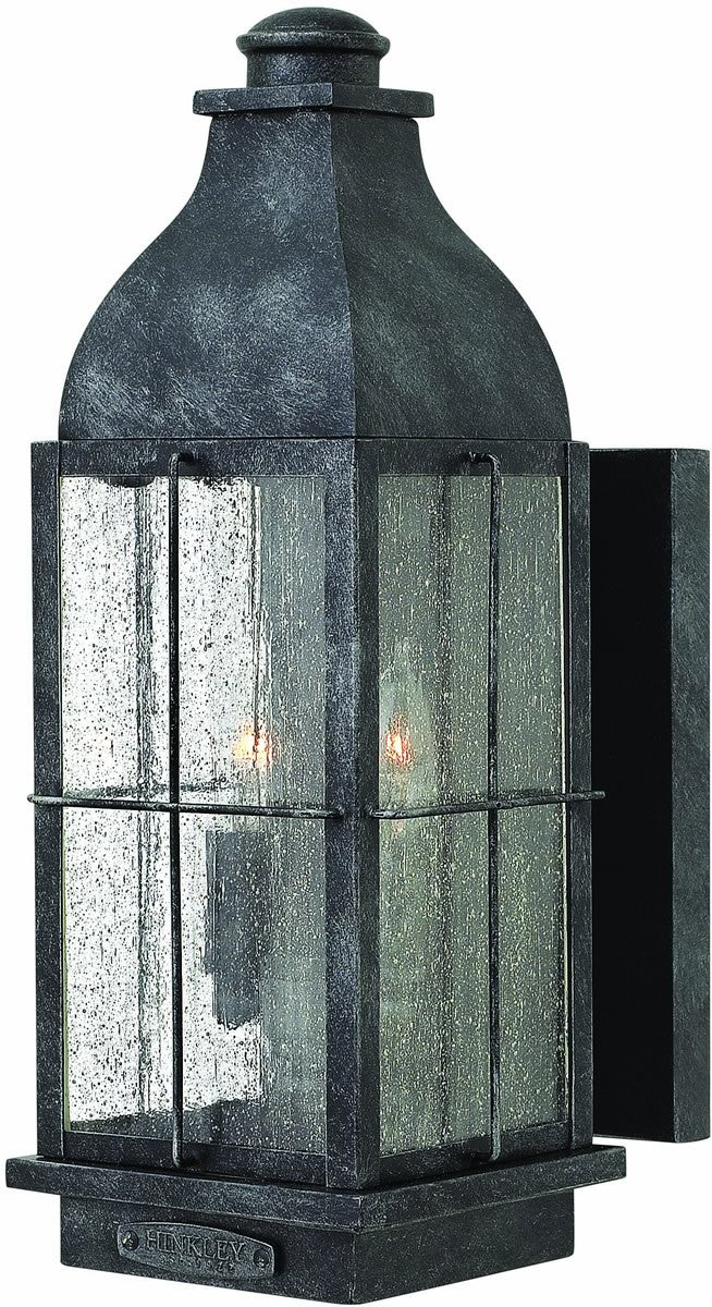 Hinkley Bingham 2-Light Outdoor Wall Light Greystone 2044GS