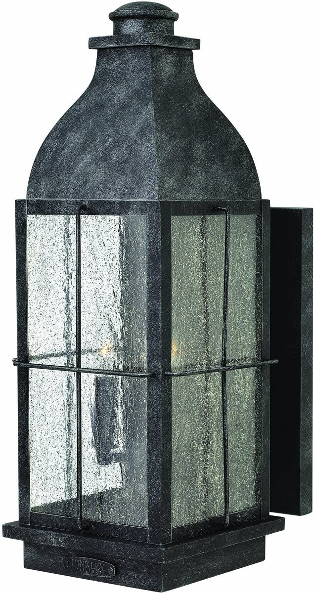 Hinkley Bingham 3-Light Outdoor Wall Light Greystone 2045GS