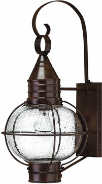 23"H Cape Cod 1-Light Large Outdoor Wall Lantern Sienna Bronze