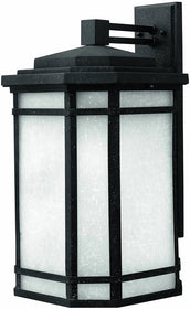 21"H Cherry Creek 1-Light Large Outdoor Wall Lantern Vintage Black