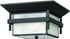 Hinkley Harbor 1-Light Outdoor Ceiling Light Satin Black 2573SK-LED