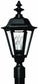 Hinkley Manor House 1-Light Large Outdoor Post Lantern Black 1441BK