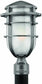 Hinkley Reef 1-Light Outdoor Post Lantern Hematite 1951HE