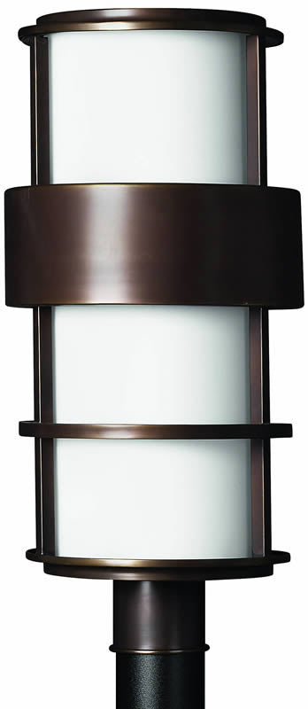 Hinkley Saturn 1-Light Large Outdoor Post Lantern Metro Bronze 1901MT