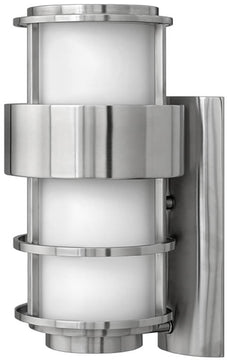 16"H Saturn 1-Light Outdoor Wall Mount Stainless Steel