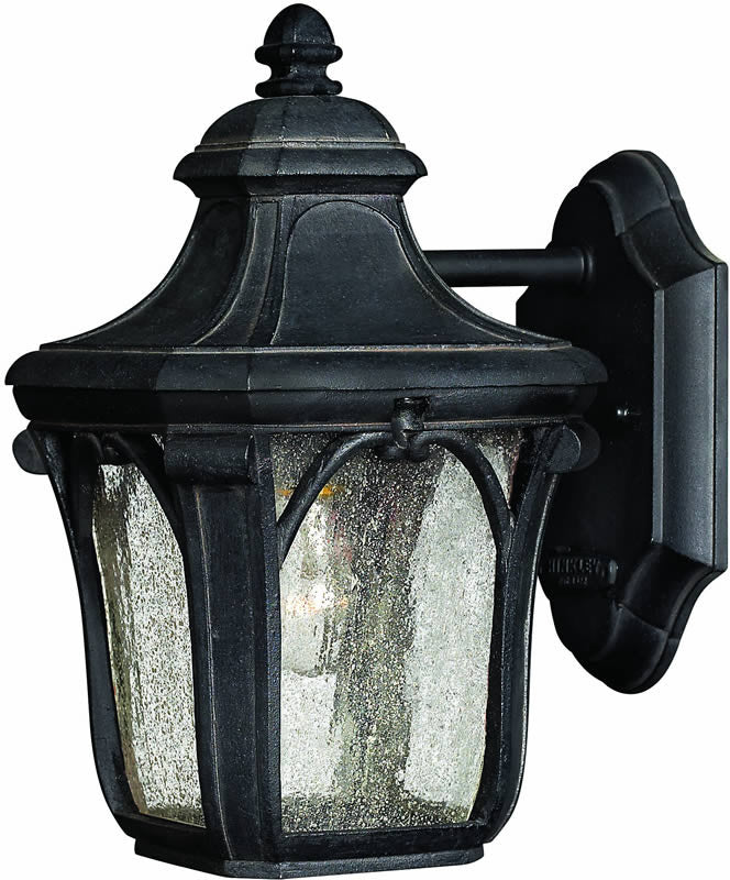 Hinkley Trafalgar 1-Light Outdoor Wall Lantern Museum Black 1316MB
