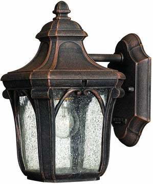 10"H Trafalgar 1-Light Outdoor Wall Lantern Mocha
