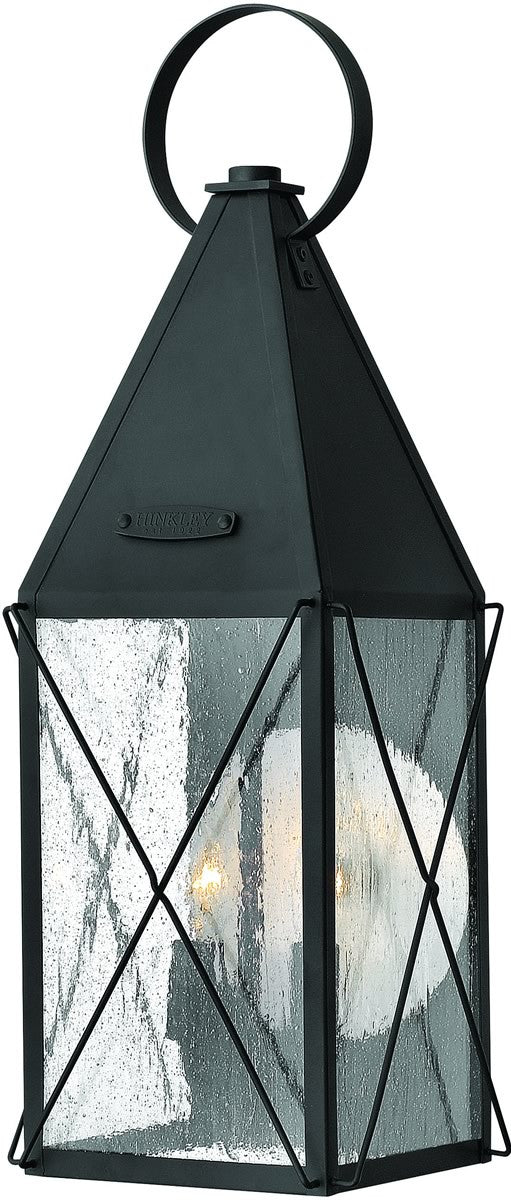 Hinkley York 2-Light Medium Outdoor Wall Lantern Black 1844BK