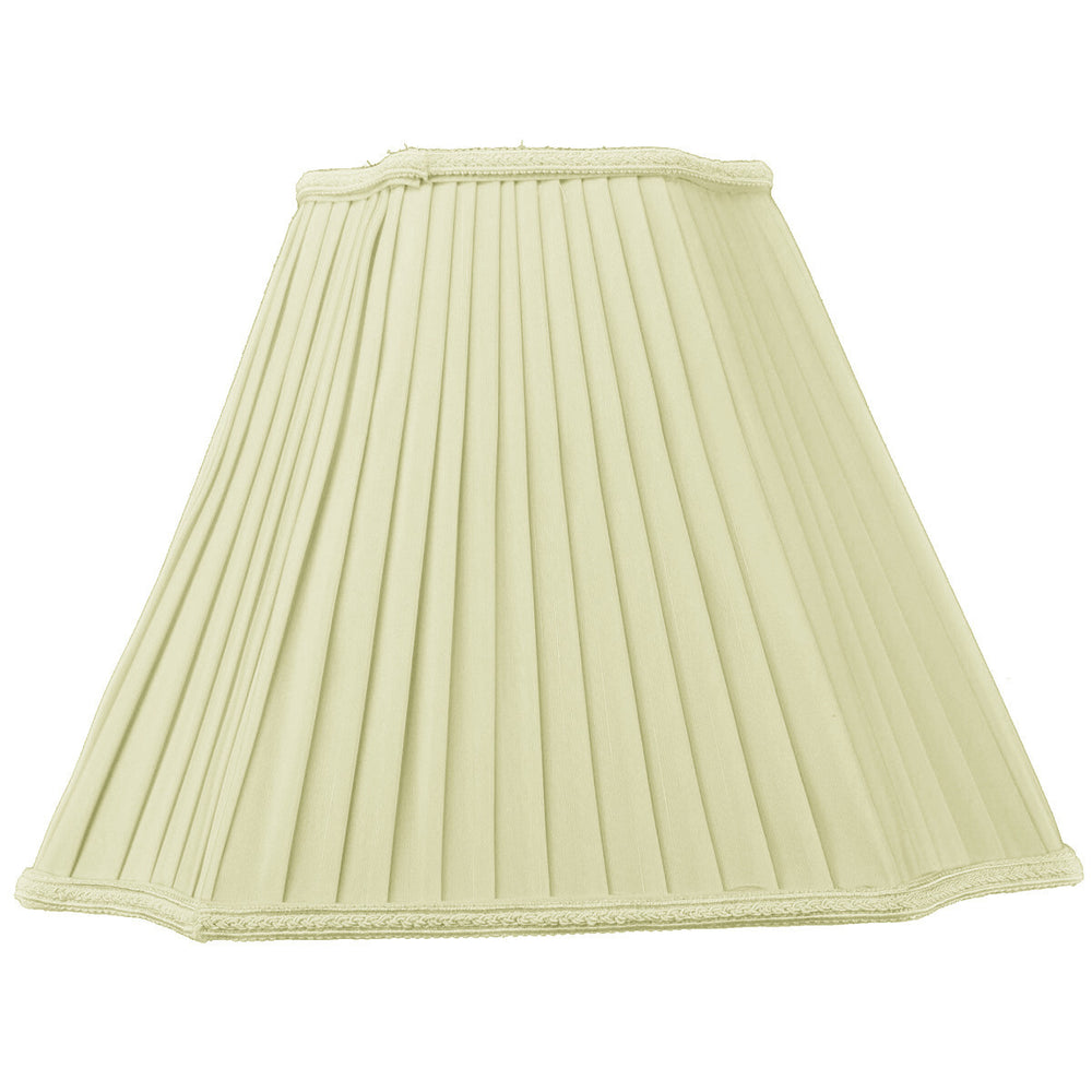 HomeConcept 7x15x12 Eggshell with Off White Liner Lampshade 