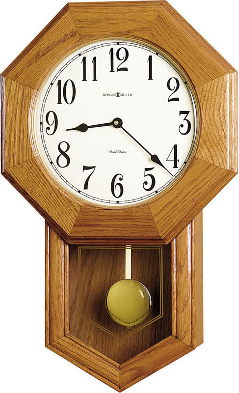 Howard Miller Elliott Pendulum Wall Clock Wood 625242