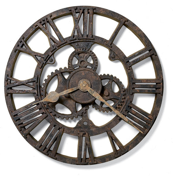 Howard Miller Allentown Wall Clock Rusted Antique 625275