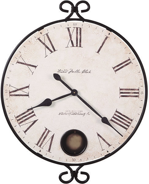 Howard Miller Magdalen Wall Clock Wrought Iron 625310