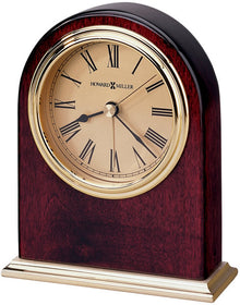 5"H Parnell Wood Alarm Clock Rosewood Hall