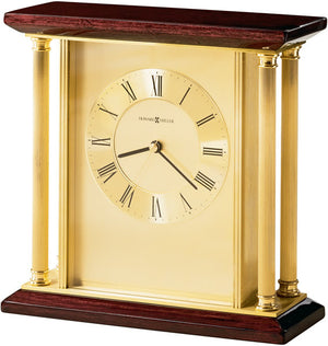 9"H Carlton Table-top Clock Rosewood Hall