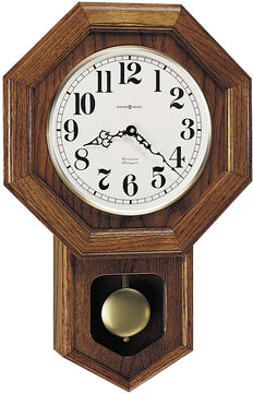 21"H Katherine Quartz Wall Clock Oak Yorkshire