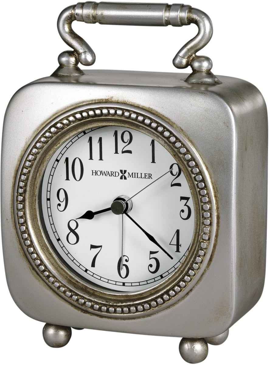 Howard Miller Kegan Alarm Clock Antique Pewter 645615