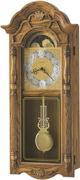 31"H Rothwell Quartz Wall Clock Golden Oak