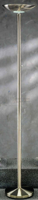 Lite Source Basics II Halogen Floor Lamp Polished Steel LS80910PS
