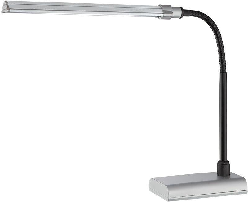 Lite Source Ermete 1-Light Led Desk Lamp Silver LS22048SILV