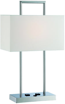 26"H Jaymes 1-Light Table Lamp Chrome