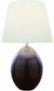 Lite Source Koen 1-Light Table Lamp Dark Brown LS21507DBROWN