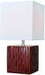 Lite Source Kube 1-Light Table Lamp Coffee LS22379COFFEE