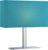 Lite Source Levon 1-Light Table Lamp Chrome/Blue LS21797CBLU