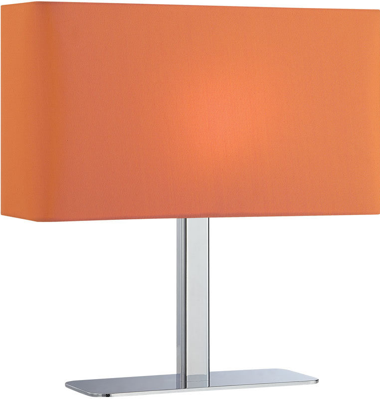 Lite Source Levon 1-Light G Table Lamp Chrome/Orange LS21797CORN