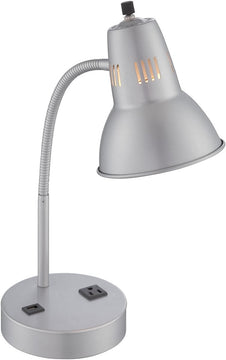 20"H Pagan 1-Light Table Lamps Silver