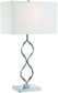 Lite Source Sheena 1-Light Table Lamp Chrome LS22386