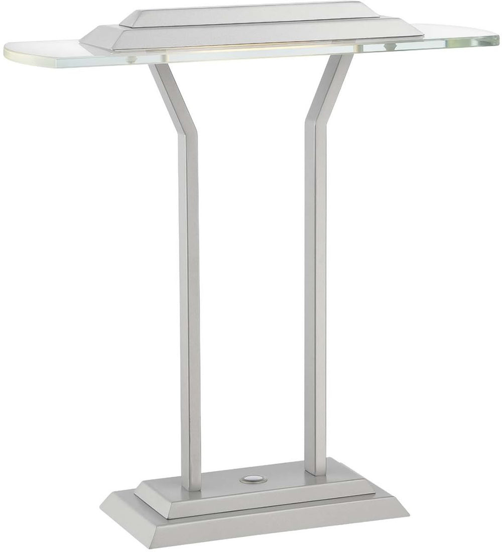 Lite Source Slate 1-Light Table Lamp Silver