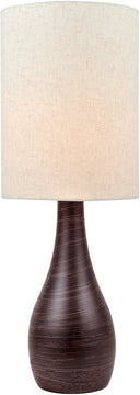 31"H Quoatro Ii 1-Light Table Lamp Brushed Dark Bronze