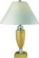 Lite Source Trophy Large Wood Table Lamp Polished Steel and Honey LS3648PSNAT