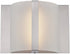 Lite Source Waldo 1-Light Wall Sconce Polished Silver LS16368