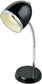 Lite Source Zachary 1-Light Fluorescent Desk Lamp Black/Chrome LS22311BLK