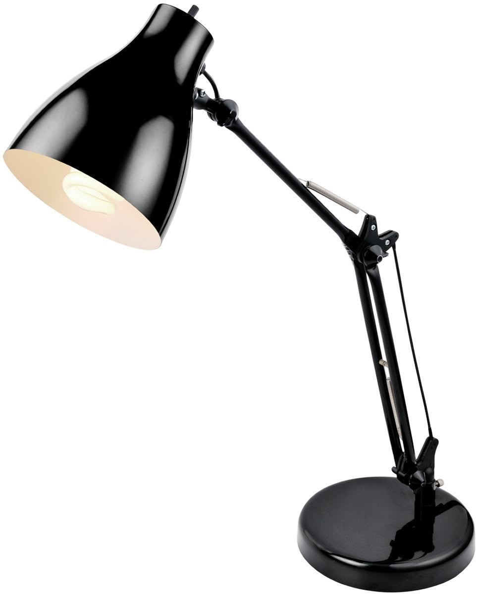 Lite Source Karolina 1-Light Desk Lamp Black LS22312BLK