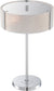 Lite Source Maso 2-Light Table Lamp Chrome LS22512