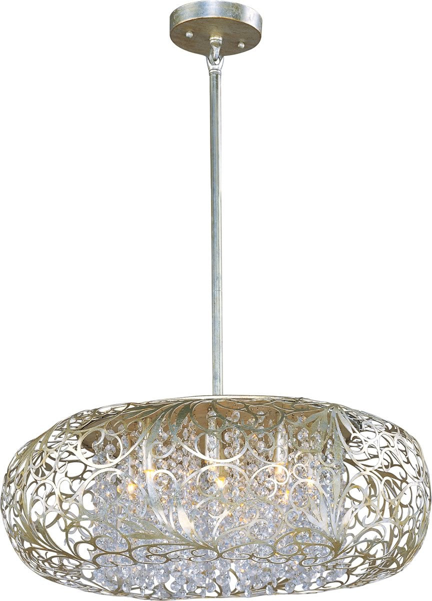 Maxim Arabesque 9-Light Pendant Golden Silver 24155BCGS