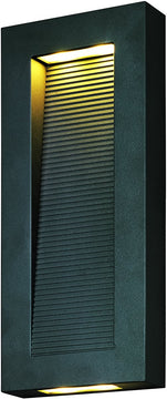 16"H Avenue LED Outdoor Wall Lantern Architectural Bronze