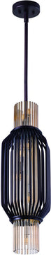 10"W Aviary LED 8-Light Pendant Oil Rubbed Bronze