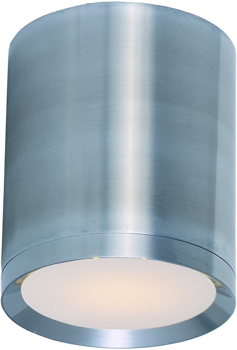 Maxim Lightray 1-Light LED Outdoor Ceiling Light Brushed Aluminum 86104AL