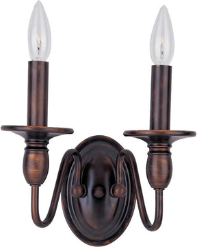 10"W Towne 2-Light Wall Sconce Oil Rubbed Bronze